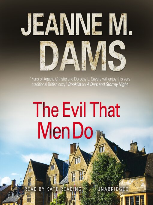 Title details for The Evil That Men Do by Jeanne M. Dams - Available